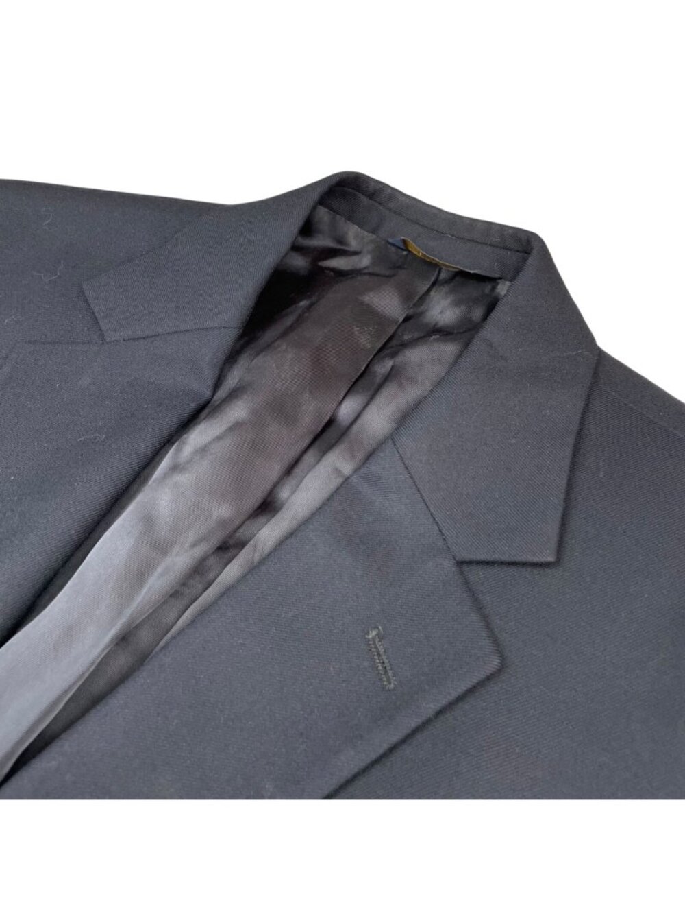 Brooks Brothers 346 Men's Wool/Cashmere Gold Button Blazer Navy Blue • 42R